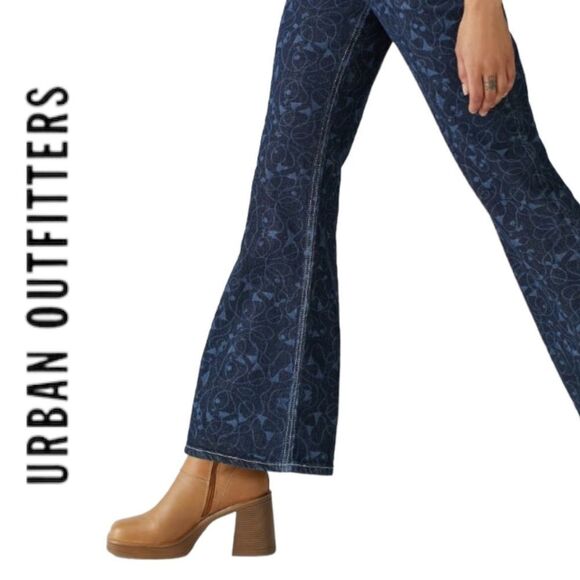 NEW BDG UO Urban Outfitters Low-Rise Flare Denim Jeans 27 28 31 - Picture 3 of 5